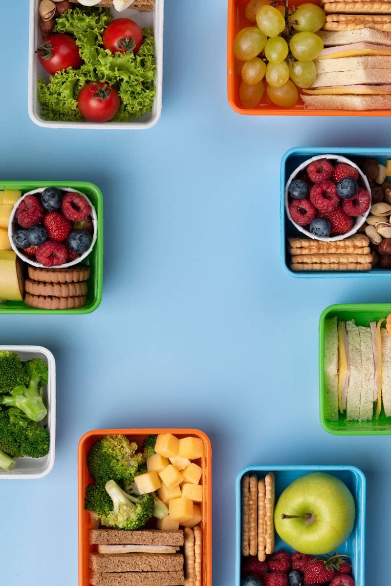 Fresh healthy food for kids